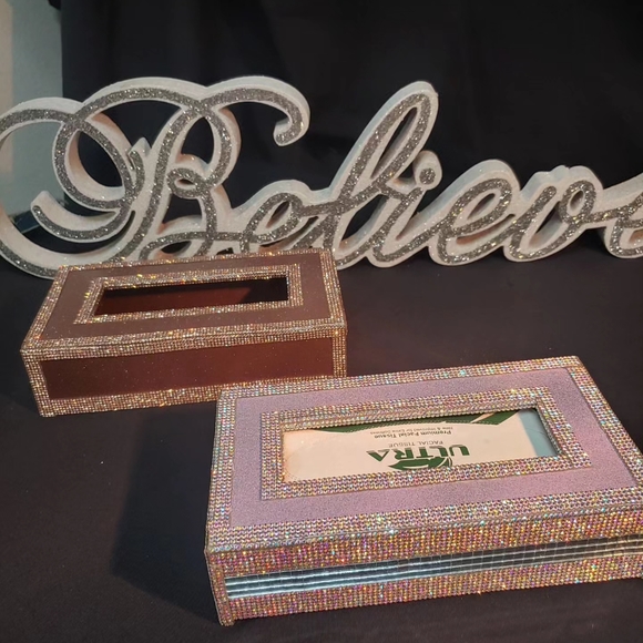 Hand made bling Small Tissue Box Covers - Picture 1 of 1
